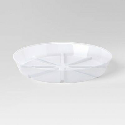 Threshold Plastic Planter Saucer Clear 10 Inch by Deal US