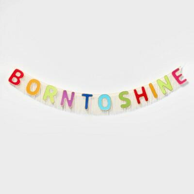 Pride Born To Shine Fringe Decorative Wall Garland 72" Party by Deal US