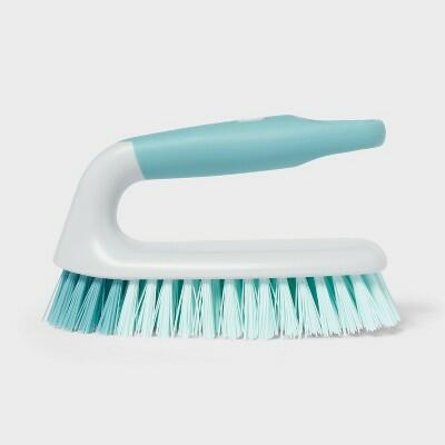 up&up Utility Iron Handle Scrub Brush Durable Cleaning Tool by Deal US