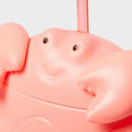 Sun Squad Figural Crab Tumbler Plastic 20 fl oz Cold Beverages Pink by Deal US