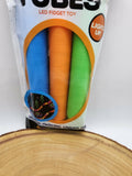 Big Time Toys LED Light Up Pop Tubes Fidget Toy 3pk Visual Sensory by Deal US