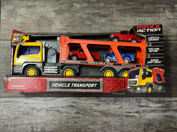 Maxx Action Sunny Days Maxx Vehicle Transport Lights & Sounds Toy by Deal US