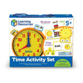Learning Resources Time Activity Set 41 Pieces Ages 5+ Teaching Clock Montessori by Deal US