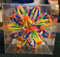 Open Box. ToyPlanet Retract-O Ball Collapsible Multi-Color Plastic Fidget Toy by Deal US
