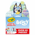 Crayola Bluey Art Kit for Kids 45pcs Coloring Book Stickers 4+ by Deal US