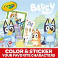 Crayola Bluey Art Kit for Kids 45pcs Coloring Book Stickers 4+ by Deal US