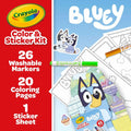 Crayola Bluey Art Kit for Kids 45pcs Coloring Book Stickers 4+ by Deal US