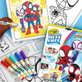 Crayola Spiderman Color Wonder Coloring Set 18 Mess Free Pages for Kids by Deal US