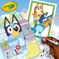Crayola Bluey Art Kit for Kids 45pcs Coloring Book Stickers 4+ by Deal US