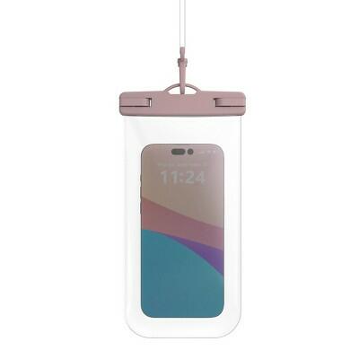 GEMS Waterproof Phone Pouch Cherry Pink Universal Size Cell Phone Cover by Deal US