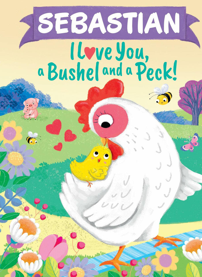 Sebastian Personalized Kids Book I Love You a Bushel and a Peck Picture Book by Deal US