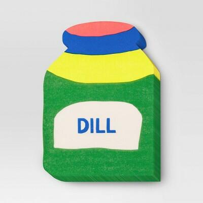 Room Essentials Figural Pickle Jar Napkin Multicolor by Deal US