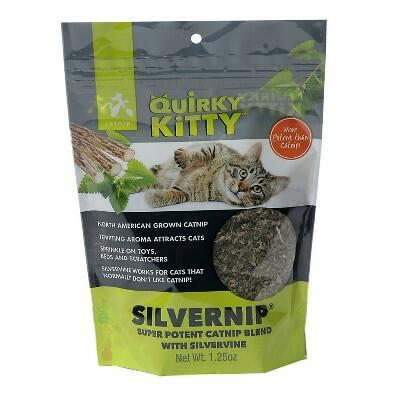Quirky Kitty Silvervine & North American Catnip Blend Cat Treats 1.25oz by Deal US
