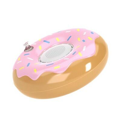 GEMS Donut Novelty Floating Speaker Pink Beige Model DONUT by Deal US