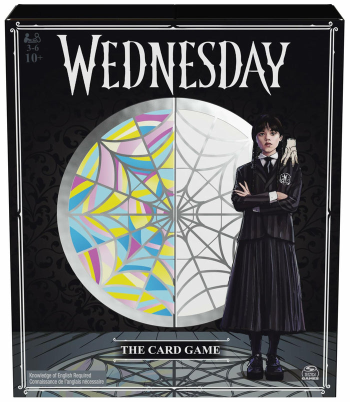Spin Master Games Wednesday Card Game Premium Foil Cards 3-10 Players 10+ by Deal US