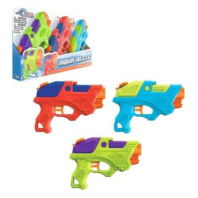Tidal Storm Aqua Blitz Toy Blasters 3pk ABS Material Water Blasters by Deal US