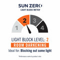 Sun Zero Reardon Global Medallion Efficient Grommet Curtain Panel 54x84 Indigo by Deal US