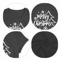 PQZ Christmas Tree Tee Shirt Women Loose Casual Top Grey1 Size M by Deal US