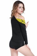 ValentinA Womens Neoprene Body Shaper Slimming T-shirt Black Size XXL by Deal US