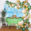 Winter Onederland Birthday Banner Snowflake Blue 70.9x43.3 Inch by Deal US