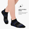 NTCARE Men's Athletic Ankle Socks 6 Pairs Cushioned Low Cut Arch Support by Deal US