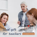 Afterprints Teacher Appreciation Acrylic Plaque with Wooden Base Thank You Gift by Deal US