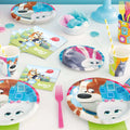 Unique Bluey Party Napkins 6.5 Inch 16 Count Multicolor Paper by Deal US