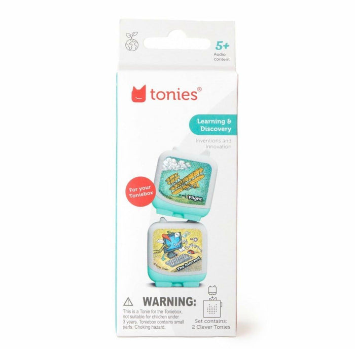 Tonies Inventions Flight & Internet Clever 2 Pack Audio Learning Kids by Deal US