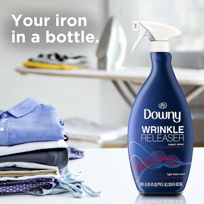 Downy Wrinkle Releaser Spray Light Fresh Scent Fabric Refresher 33.8oz by Deal US