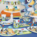 Unique Bluey Party Napkins 6.5 Inch 16 Count Multicolor Paper by Deal US