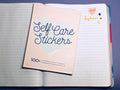 [Like New] WORLD TRAVELER Self Care Sticker Book Folio Hardcover 5x7 Art Stickers by Deal US