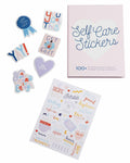 [Like New] WORLD TRAVELER Self Care Sticker Book Folio Hardcover 5x7 Art Stickers by Deal US
