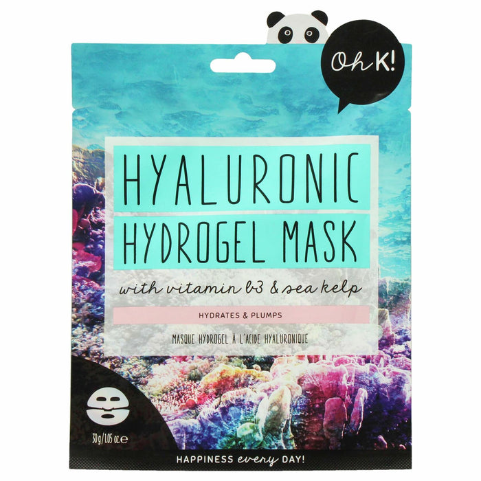 Oh K! Hydrogel Mask Moisturizing Face Sheet Hyaluronic Acid 1 Pc Marine by Deal US