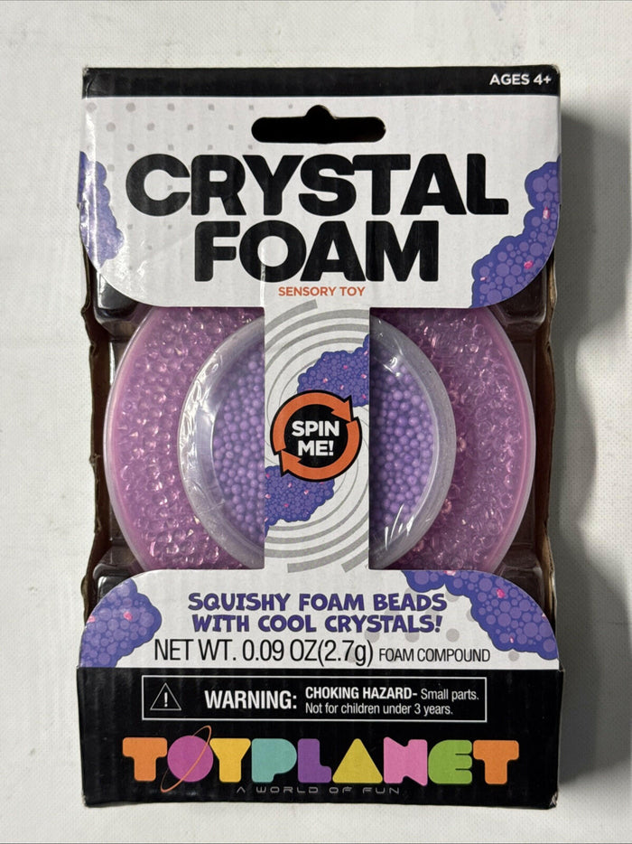 ToyPlanet Crystal Foam Sensory Toy Squishy Foam Beads With Cool Crystals by Deal US