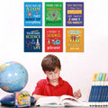 KAIRNE Science Classroom Signs Set of 6 12x16in Framed Chemistry Decor by Deal US