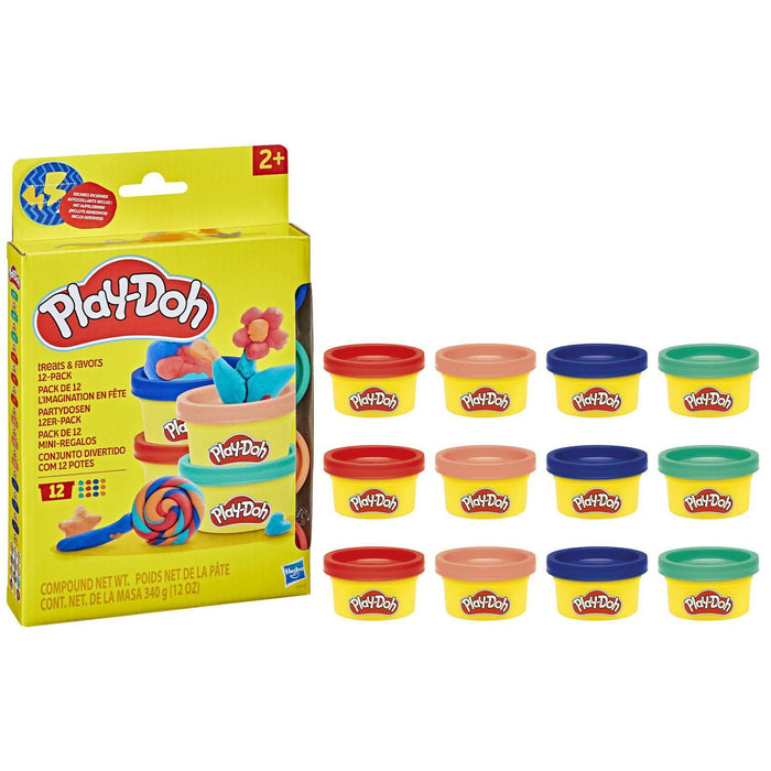 Play-Doh Treats & Favors 12-Pack Multi Color Modeling Compound by Deal US