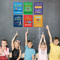 KAIRNE Science Classroom Signs Set of 6 12x16in Framed Chemistry Decor by Deal US