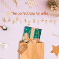 Elegant Supply Kraft Paper Gift Bags Twisted Handles Ruby Red 8x4.25x10.5 by Deal US