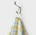Target Set of 3 Waffle Houndstooth Hand Towels Blue Yellow 16x26 by Deal US