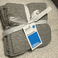 Room Essentials Washcloths Light Gray Pack 12x12 Inches 12 Count by Deal US