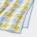 Target Set of 3 Waffle Houndstooth Hand Towels Blue Yellow 16x26 by Deal US