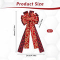 cobee 2Pcs Large Red Velvet Bow Decoration for Door Wall Fence by Deal US