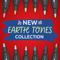 Sharpie Creative Markers Water-Based Bullet Tip Earth Tones Glowing Tropics 5ct by Deal US