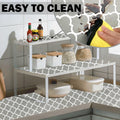 NCANBUS Non-Slip Kitchen Drawer Shelf Liner Grey 18in x 10ft Waterproof Washable by Deal US