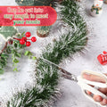 Hotop Christmas Tinsel Garland Frost Tip Metallic Streamers Green 164ft by Deal US