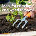 Fiskars Ergo Cultivator Heavy Duty Garden Tool with Hanging Hole 12" by Deal US