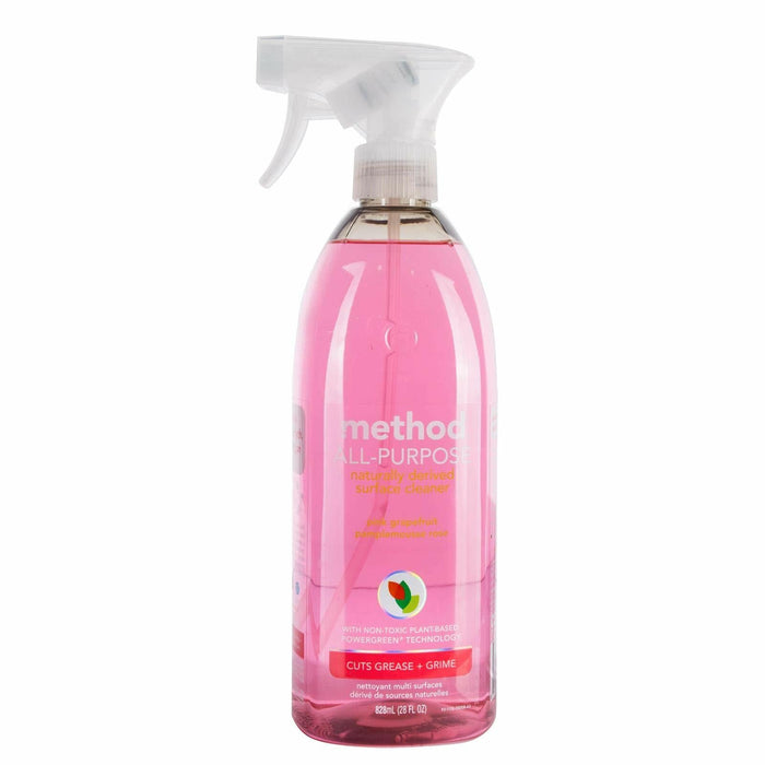 Method All-Purpose Cleaner Spray Pink Grapefruit Plant-Based 28oz Pack of 1 by Deal US