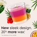 Glade 2in1 Scented Candle Jar Hawaiian Breeze & Vanilla Passion 4.08oz 2 Ct by Deal US