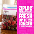 Ziploc Gallon Food Storage Bags Stay Open Stand-Up Bottom 42 Count by Deal US