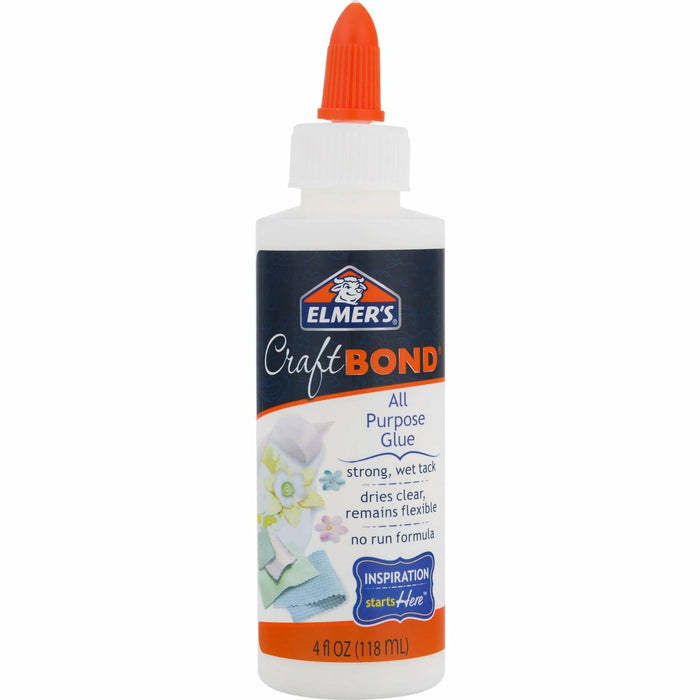 Elmer's Craftbond All-Purpose Glue 4 Oz Bottle Multipurpose Adhesive by Deal US